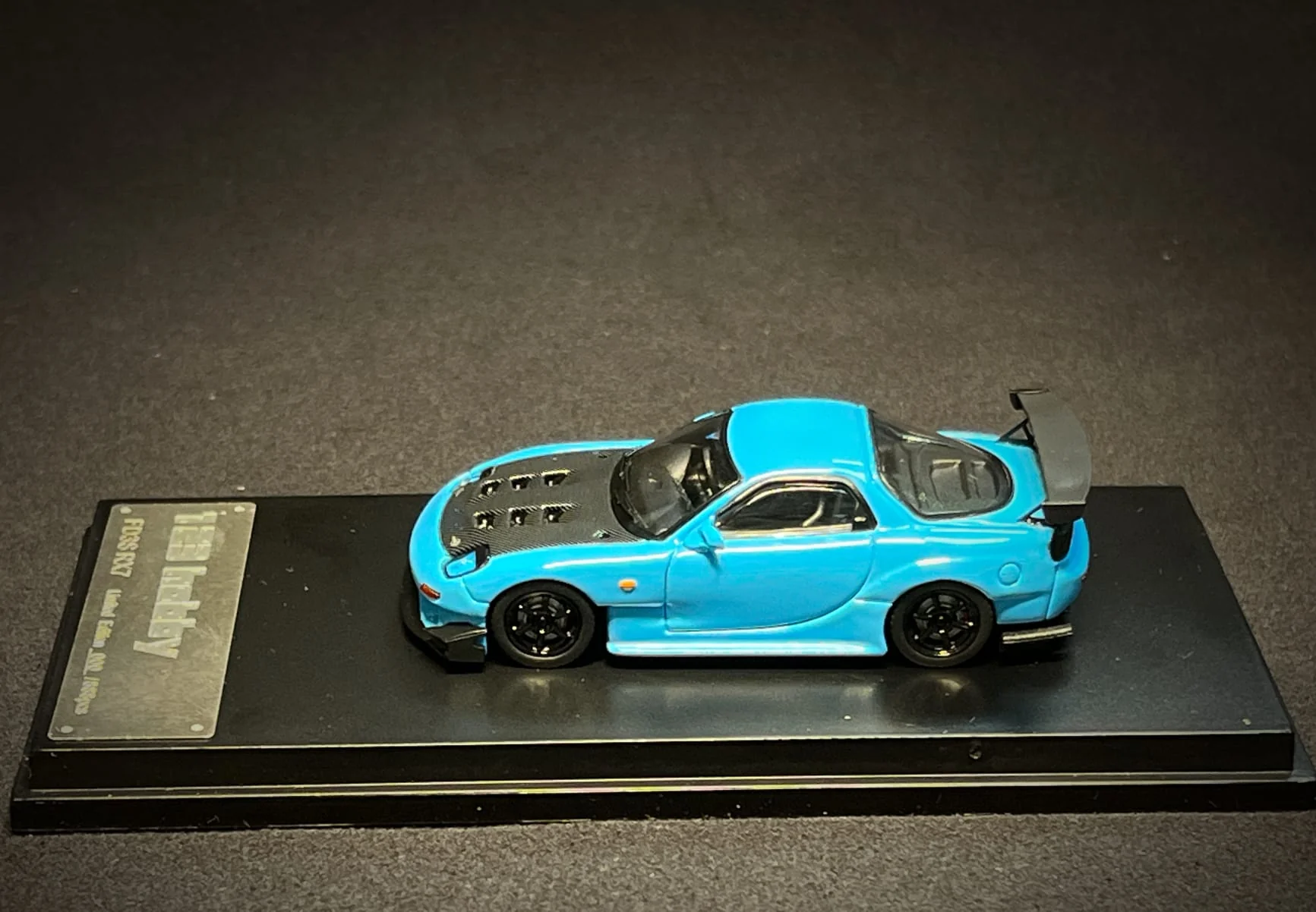 123 Hobby Mazda FD3S RX-7 in Baby Blue 1:64 - Image 4