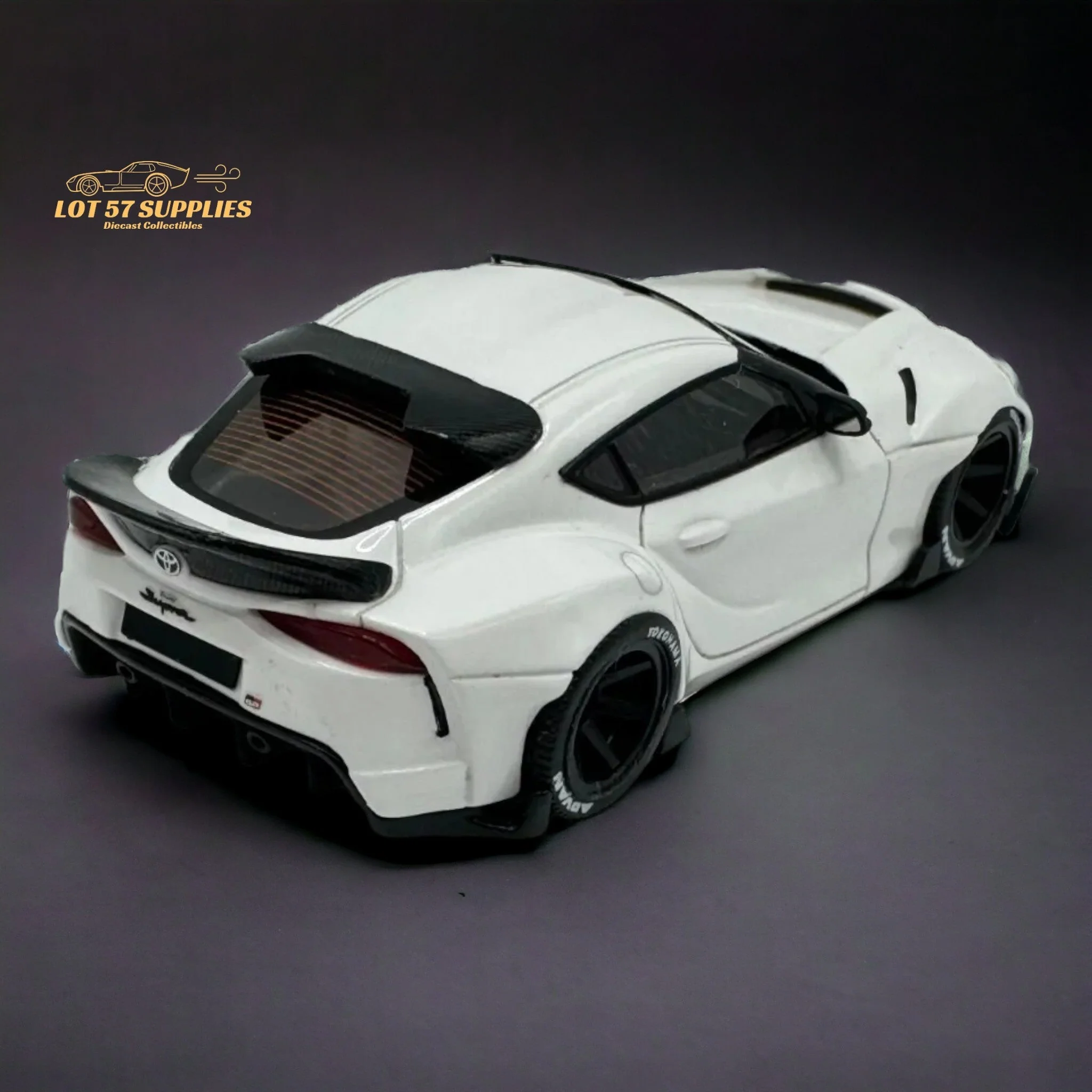 ATOZ Toyota Supra GR in White 1:64 Resin model - Image 3