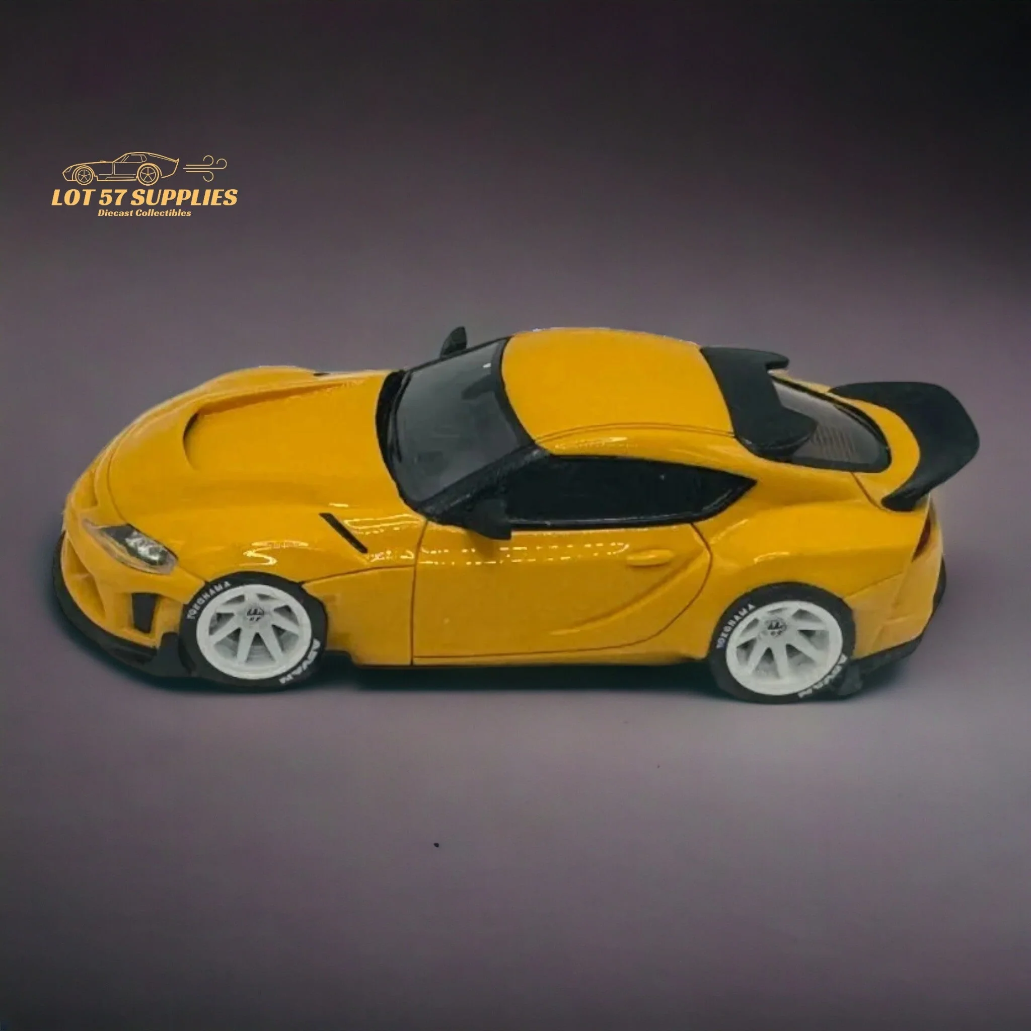 ATOZ Toyota Supra GR in Yellow 1:64 Resin model - Image 3