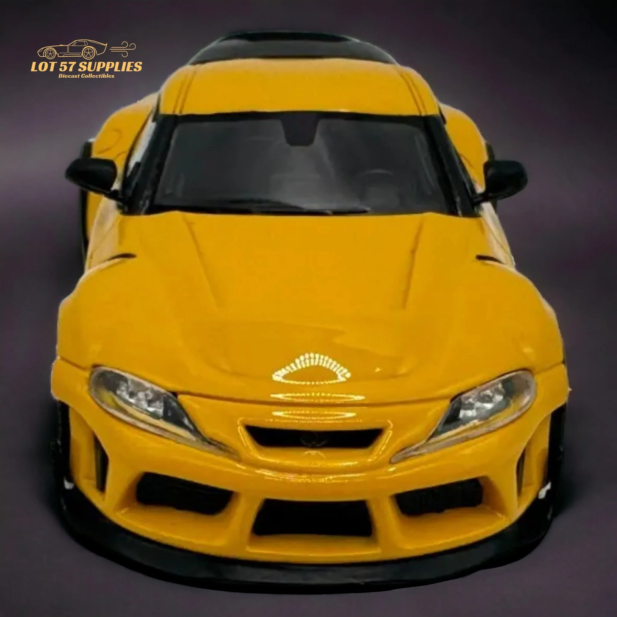 ATOZ Toyota Supra GR in Yellow 1:64 Resin model - Image 4