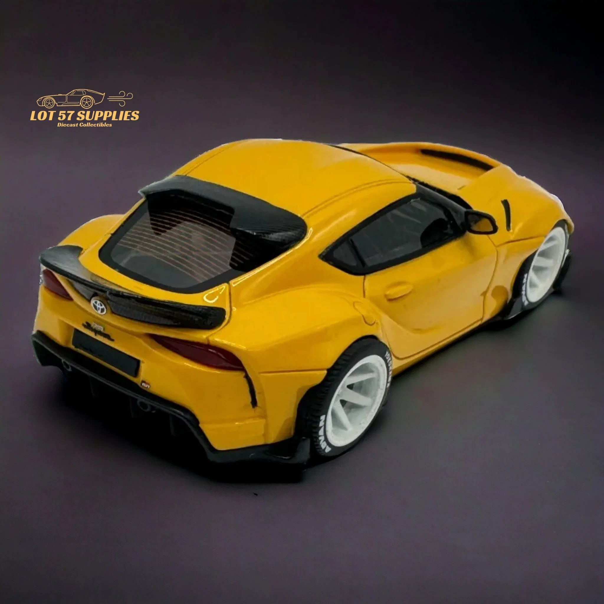 ATOZ Toyota Supra GR in Yellow 1:64 Resin model - Image 8